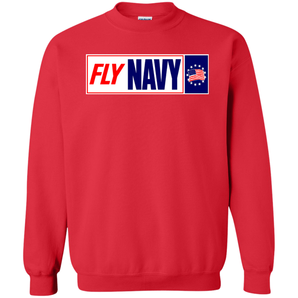 Fly Navy 1 Crewneck Pullover Sweatshirt