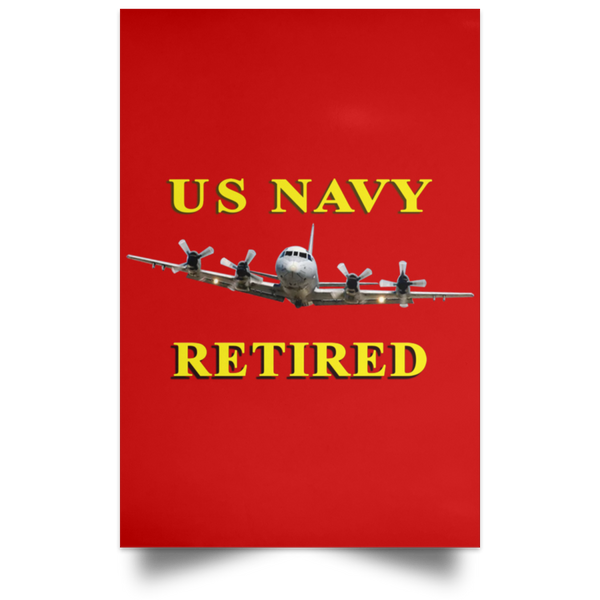 Navy Retired 1 Poster - Portrait