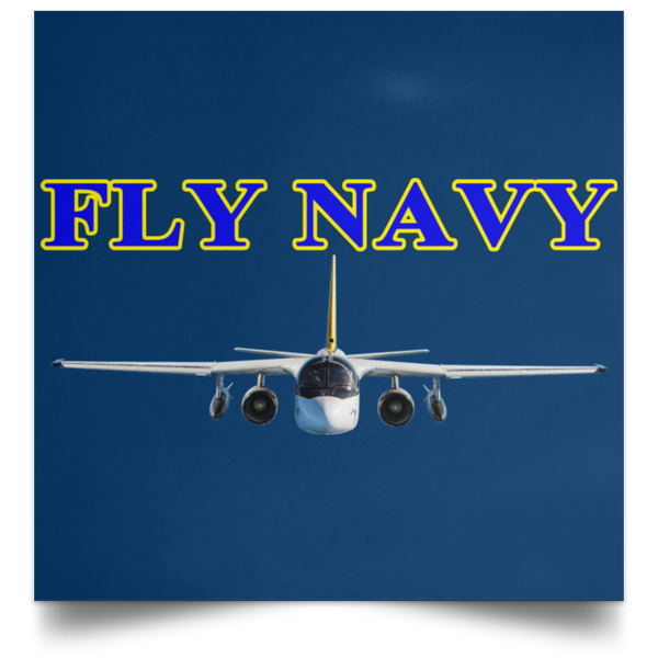 Fly Navy S-3 2 Poster - Square