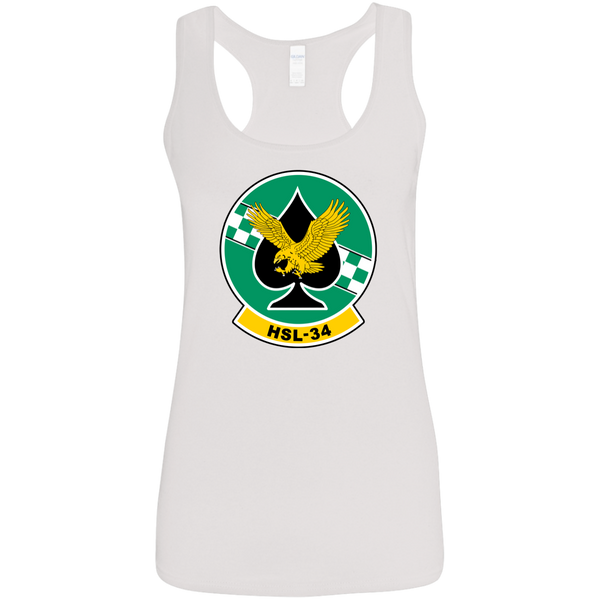 HSL 34 2 Ladies' Softstyle Racerback Tank