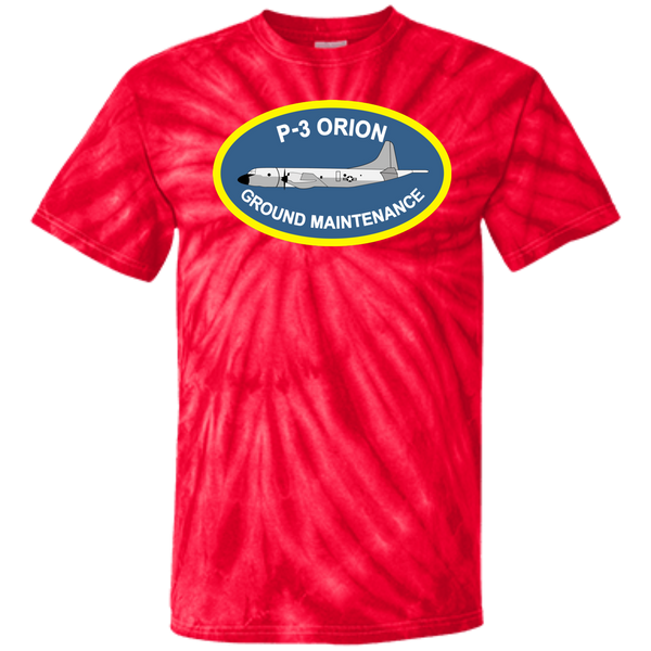 P-3 Orion 4 Ground Maint Cotton Tie Dye T-Shirt