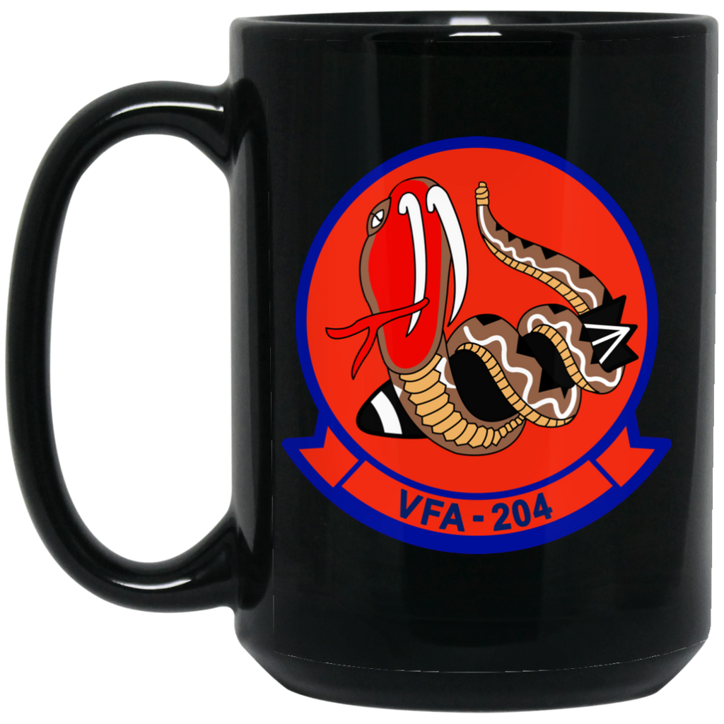 VFA 204 2 Black Mug - 15oz