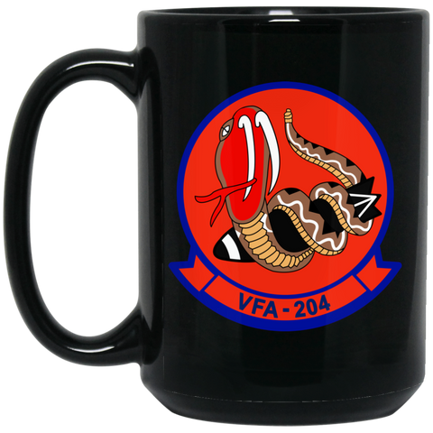 VFA 204 2 Black Mug - 15oz