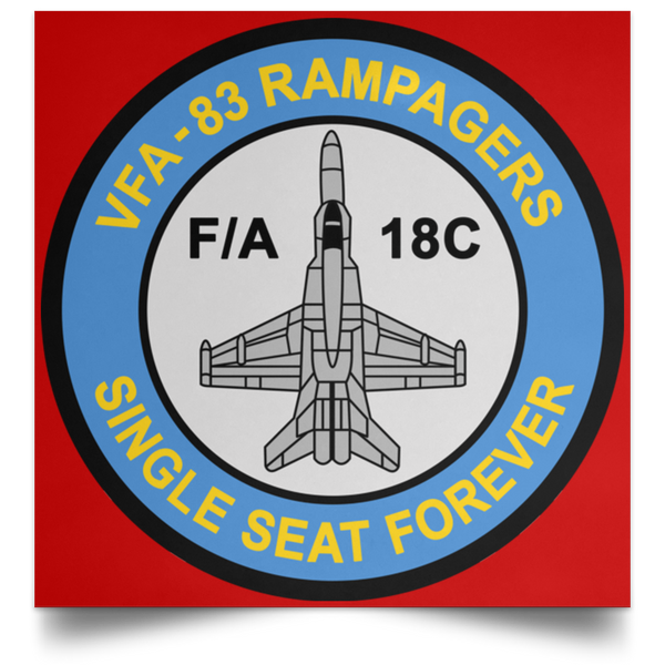 VFA 83 3 Poster - Square