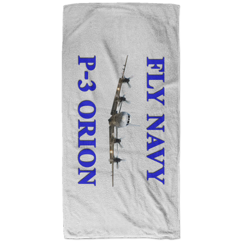 Fly Navy P-3 1 Bath Towel - 32x64