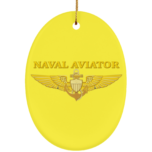 Aviator 2 Ornament - Oval
