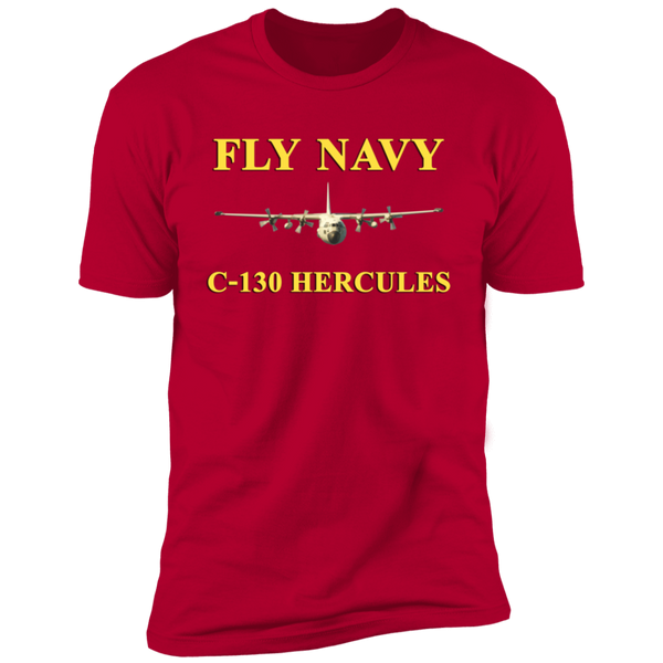 Fly Navy C-130 3 Premium Short Sleeve T-Shirt