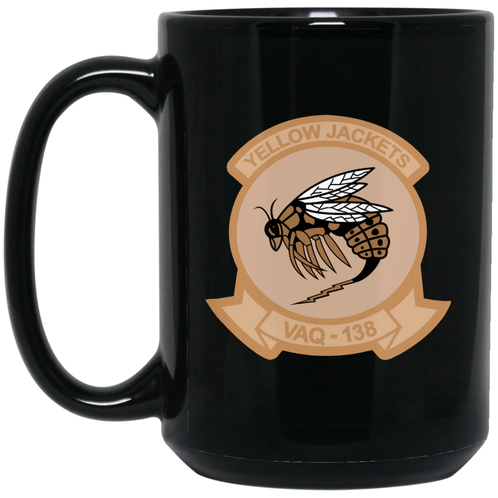 VAQ 138 2 Black Mug - 15oz