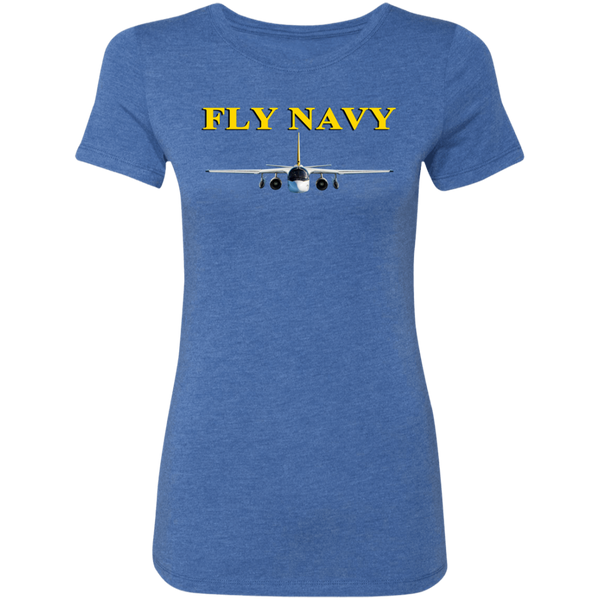 Fly Navy S-3 4 Ladies' Triblend T-Shirt