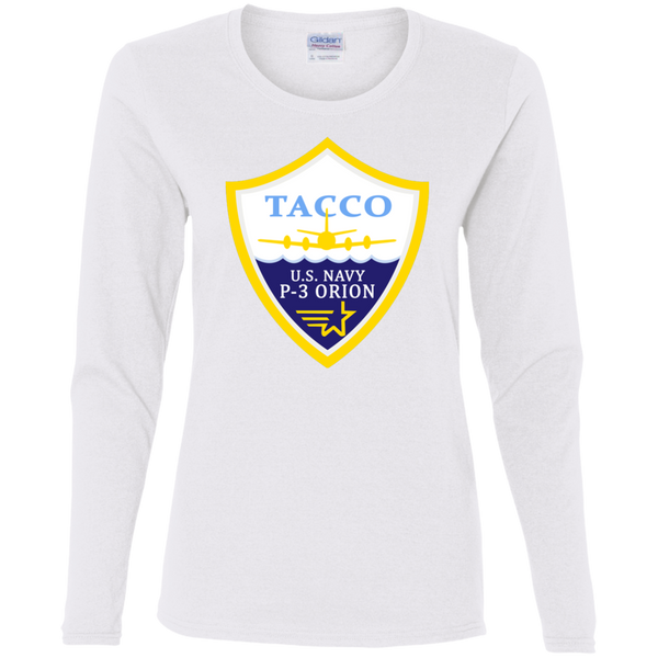 P-3 Orion 3 TACCO Ladies' Cotton LS T-Shirt