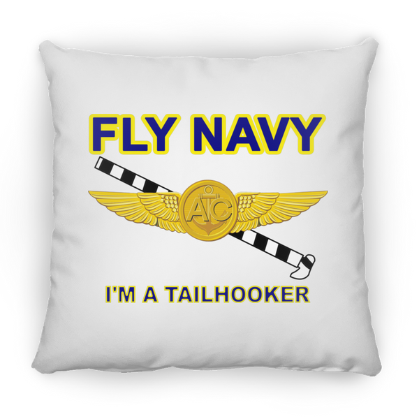 Fly Navy Tailhooker 2 Pillow - Square - 18x18