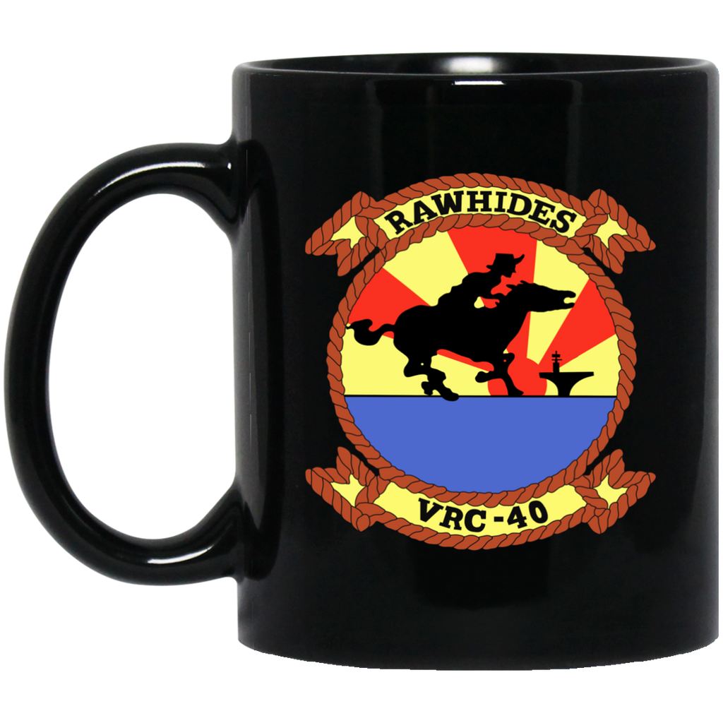 VRC 40 1 Black Mug - 11oz