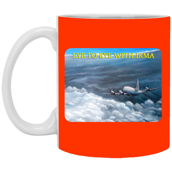 Eye To Eye With Irma White Mug - 11oz