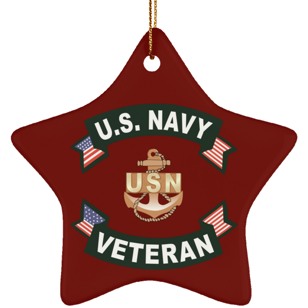 Navy Veteran 1 Ornament - Star