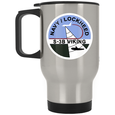 S-3 Viking 7 Silver Stainless Travel Mug