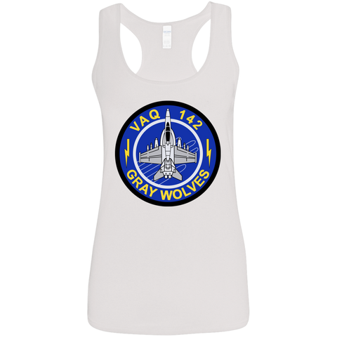 VAQ 142 5 Ladies' Softstyle Racerback Tank