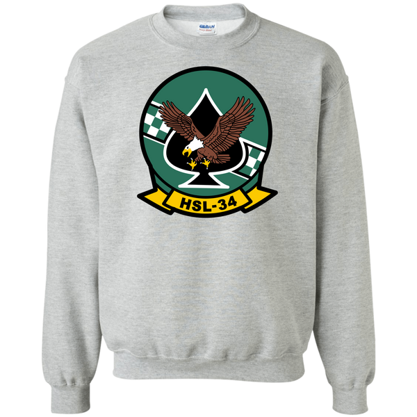 HSL 34 1 Crewneck Pullover Sweatshirt