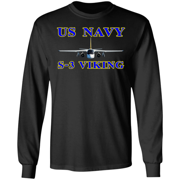 US Navy S-3 1 LS Ultra Cotton T-Shirt