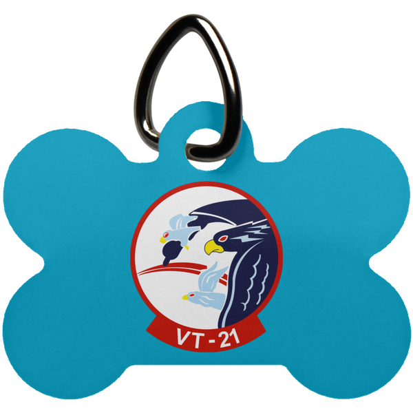 VT 21 2 Pet Tag - Dog Bone