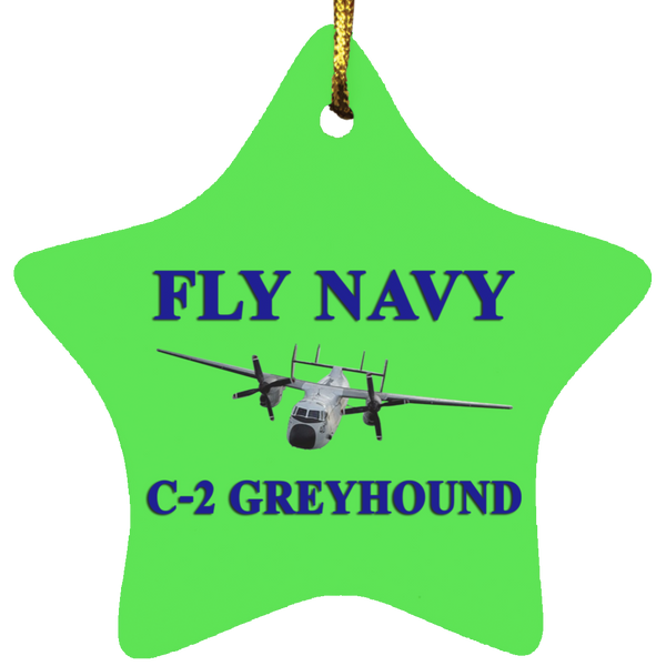 Fly Navy C-2 1 Ornament - Star