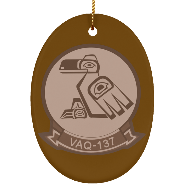 VAQ 137 2 Ornament Ceramic - Oval