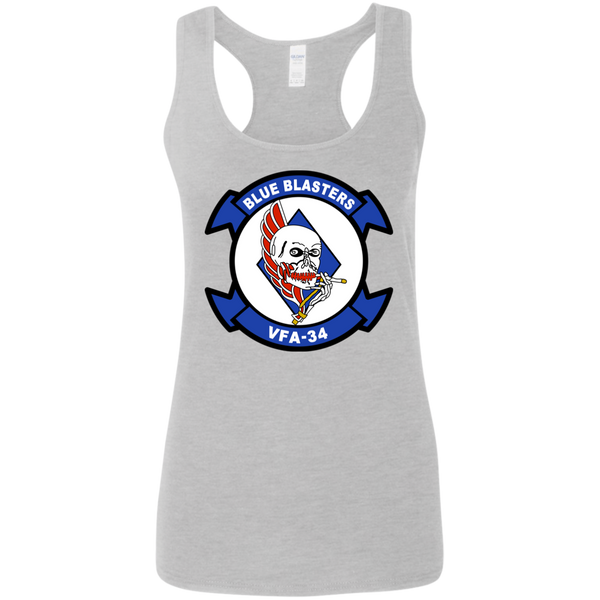 VFA 34 2 Ladies' Softstyle Racerback Tank