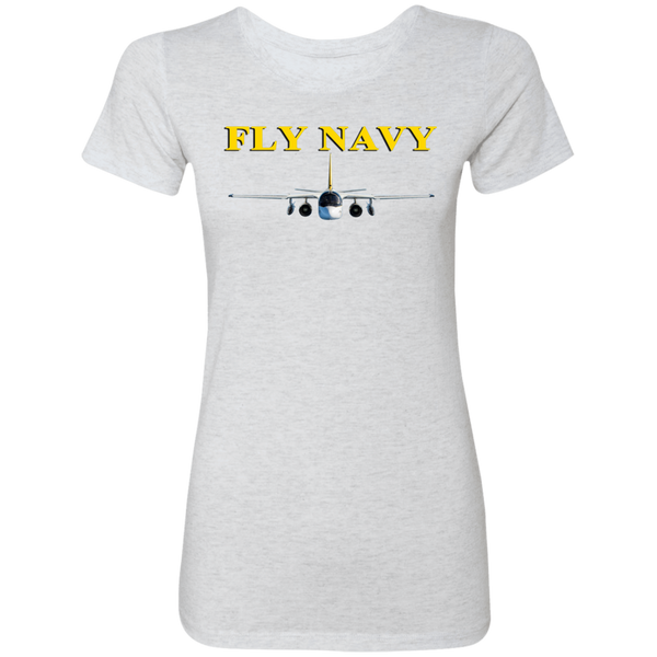 Fly Navy S-3 4 Ladies' Triblend T-Shirt