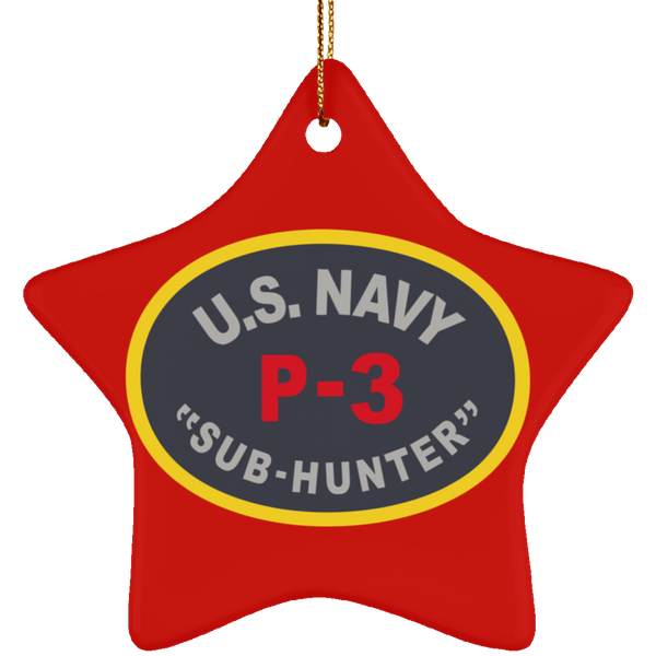 P-3 Sub Hunter Ornament - Star