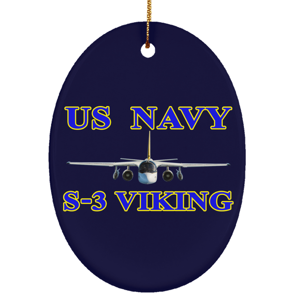 US Navy S-3 1 Ornament - Oval