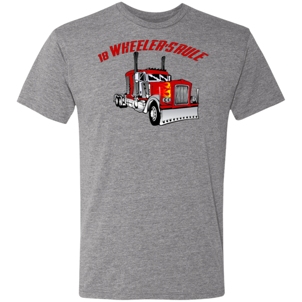 Trucker 18 Wheeler 1 Triblend T-Shirt