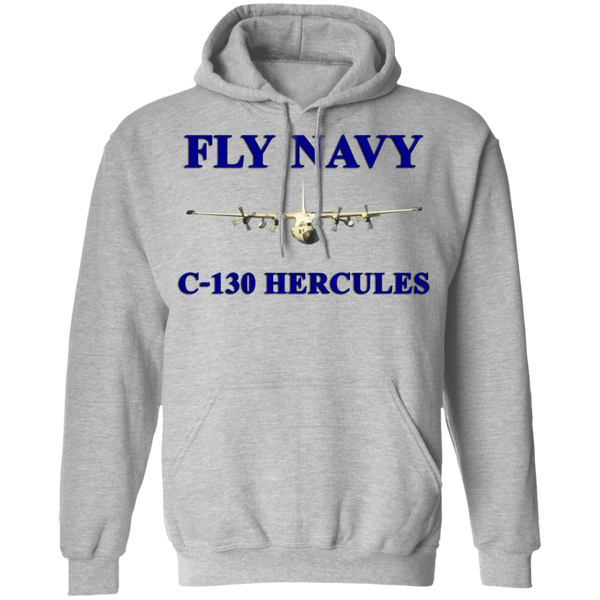 Fly Navy C-130 1 Pullover Hoodie