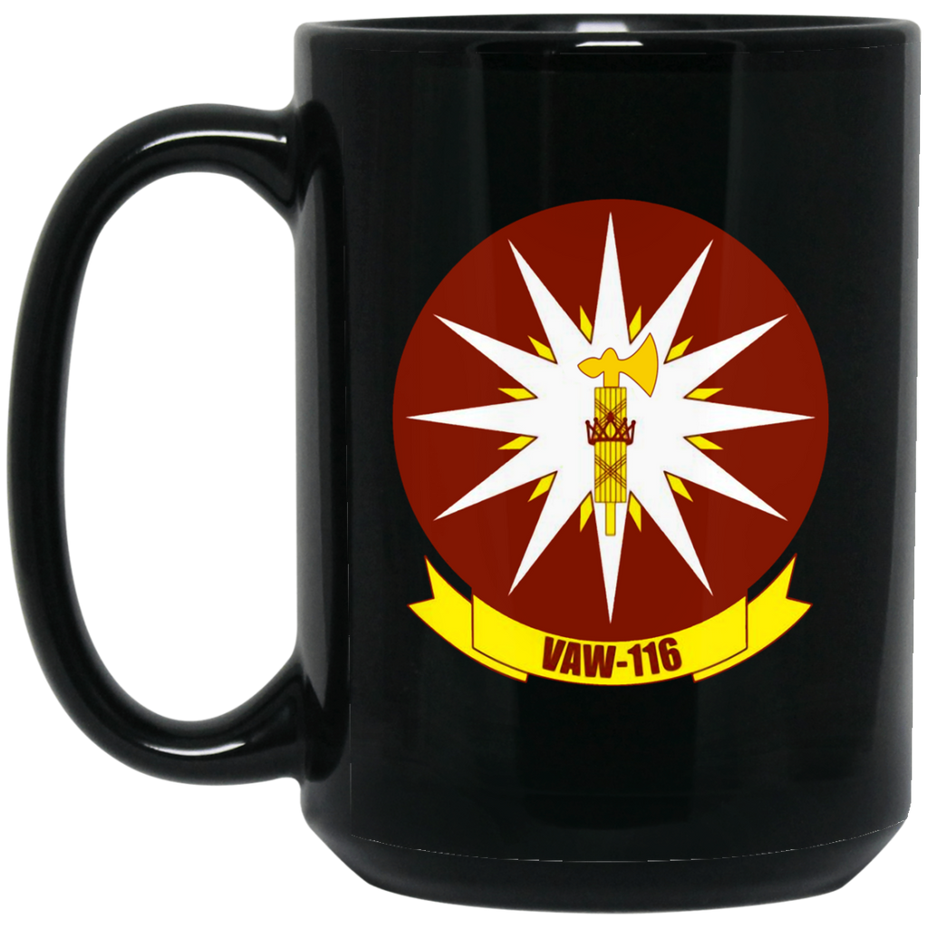 VAW 116 Black Mug - 15oz