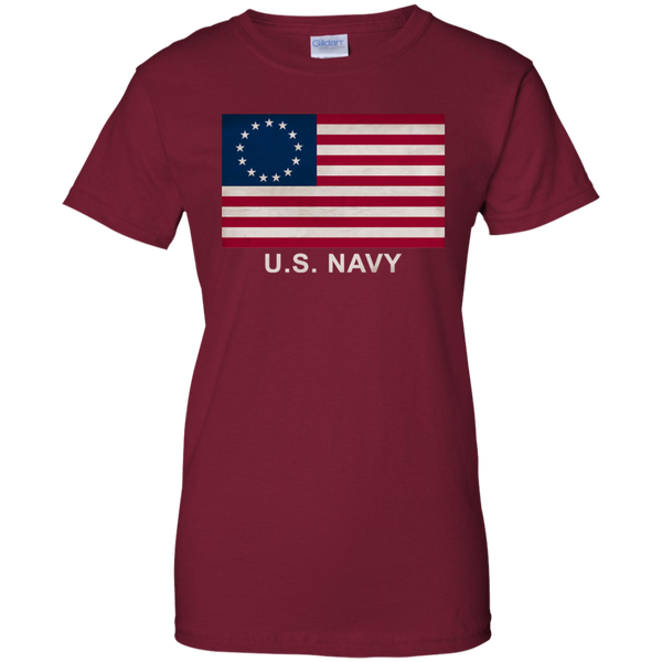 Betsy Ross USN 2 Ladies' Cotton T-Shirt