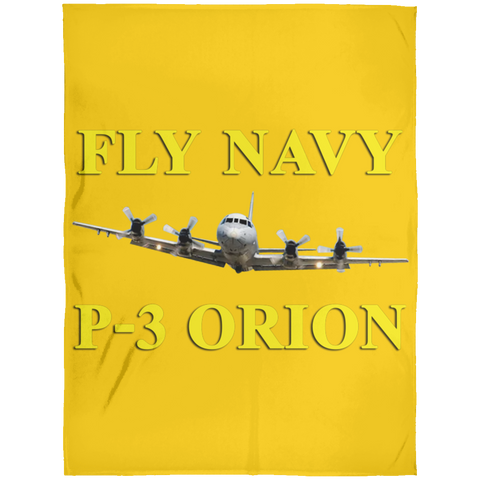 Fly Navy P-3 3 Blanket - Arctic Fleece Blanket 60x80