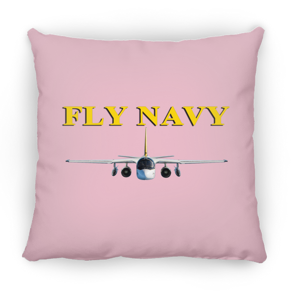 Fly Navy S-3 4 Pillow - Square - 14x14