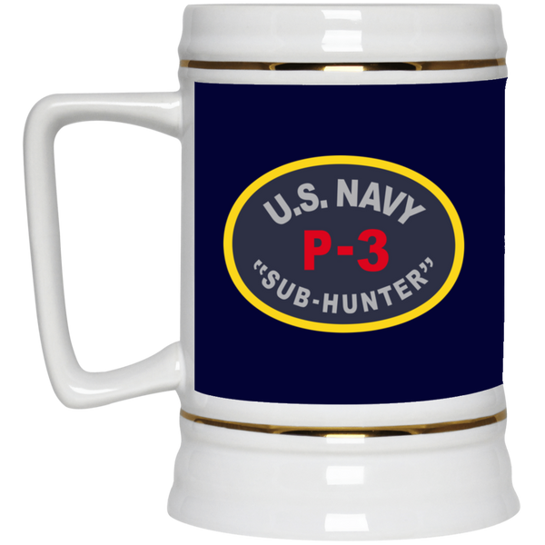 P-3 Sub Hunter Beer Stein - 22oz