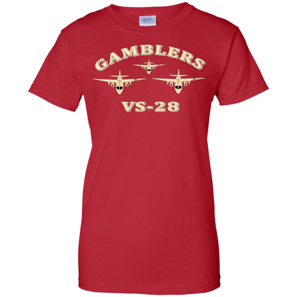 VS 28 7 Ladies Custom Cotton T-Shirt