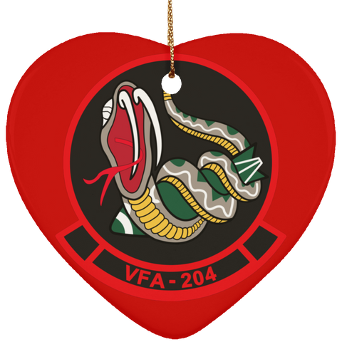 VFA 204 3 Ornament Ceramic - Heart