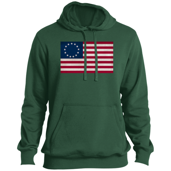 Betsy Ross Flag Tall Pullover Hoodie