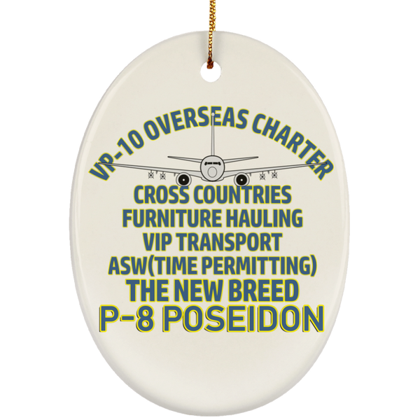 VP 10 4 Ornament - Ceramic Oval