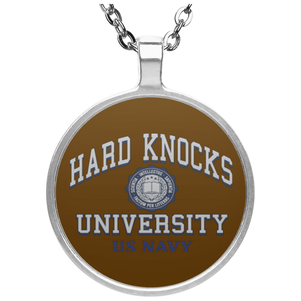 Hard Knocks U Circle Necklace