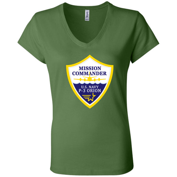 P-3 Orion 3 MC Ladies Jersey V-Neck T-Shirt