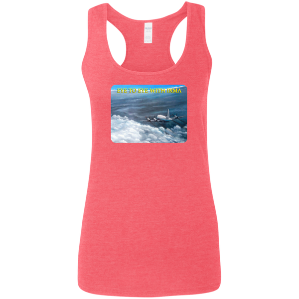 Eye To Eye With Irma Ladies' Softstyle Racerback Tank