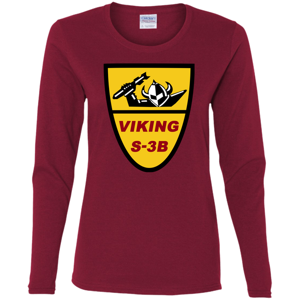 S-3 Viking 1 Ladies' Cotton LS T-Shirt