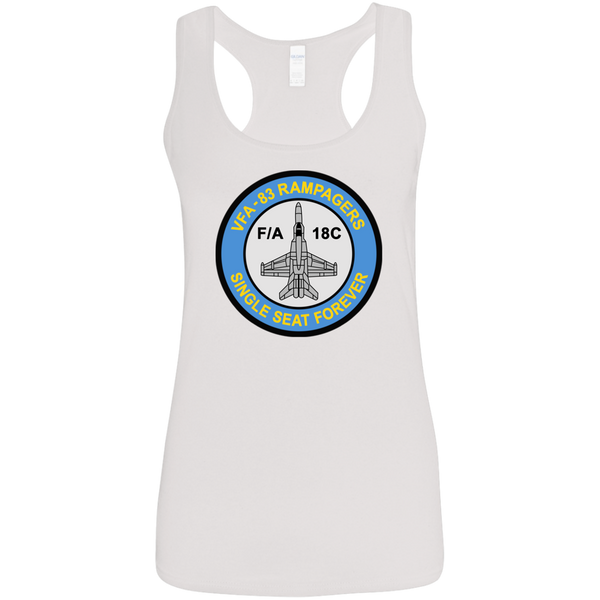 VFA 83 3 Ladies' Softstyle Racerback Tank