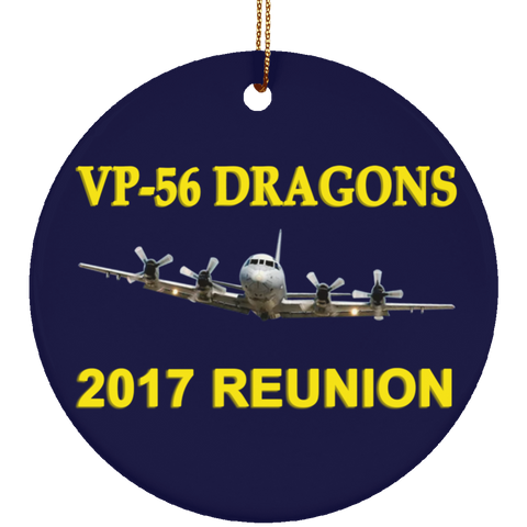 VP-56 2017 Reunion 2 Ornament Ceramic - Circle