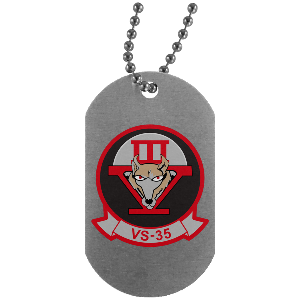 VS 35 3 Dog Tag - Silver