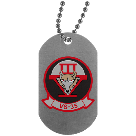 VS 35 3 Dog Tag - Silver