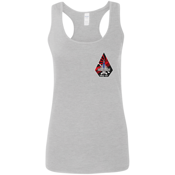 VAQ 141 7c Ladies' Softstyle Racerback Tank