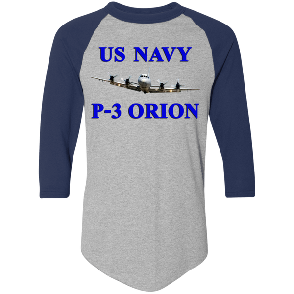 US Navy P-3 1 Colorblock Raglan Jersey